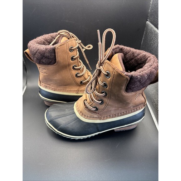 Sorel Slimpack II Winter Duck Boots Tan Waterproof Women's Size 6.5 - Picture 10 of 10